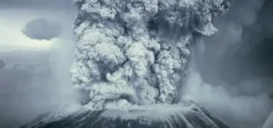 Eruption of an Arctic volcano 
GETTY